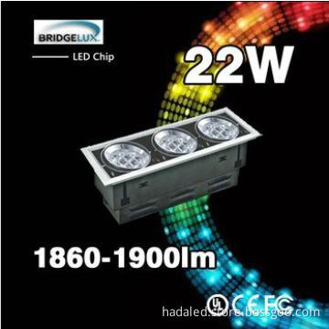 22w led grille spotlight,led downlight,led lamp